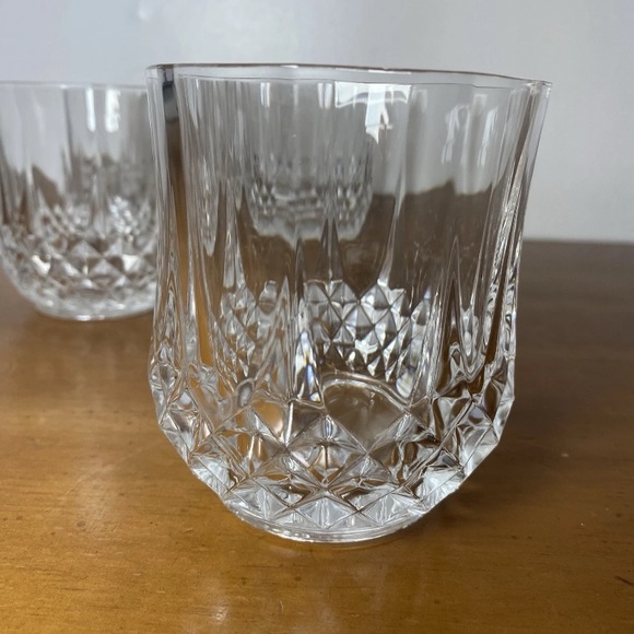 Longchamp Cristal D'Arques 10 oz Double Old Fashioned Glasses Vintage, Set Of 6 - Picture 4 of 7